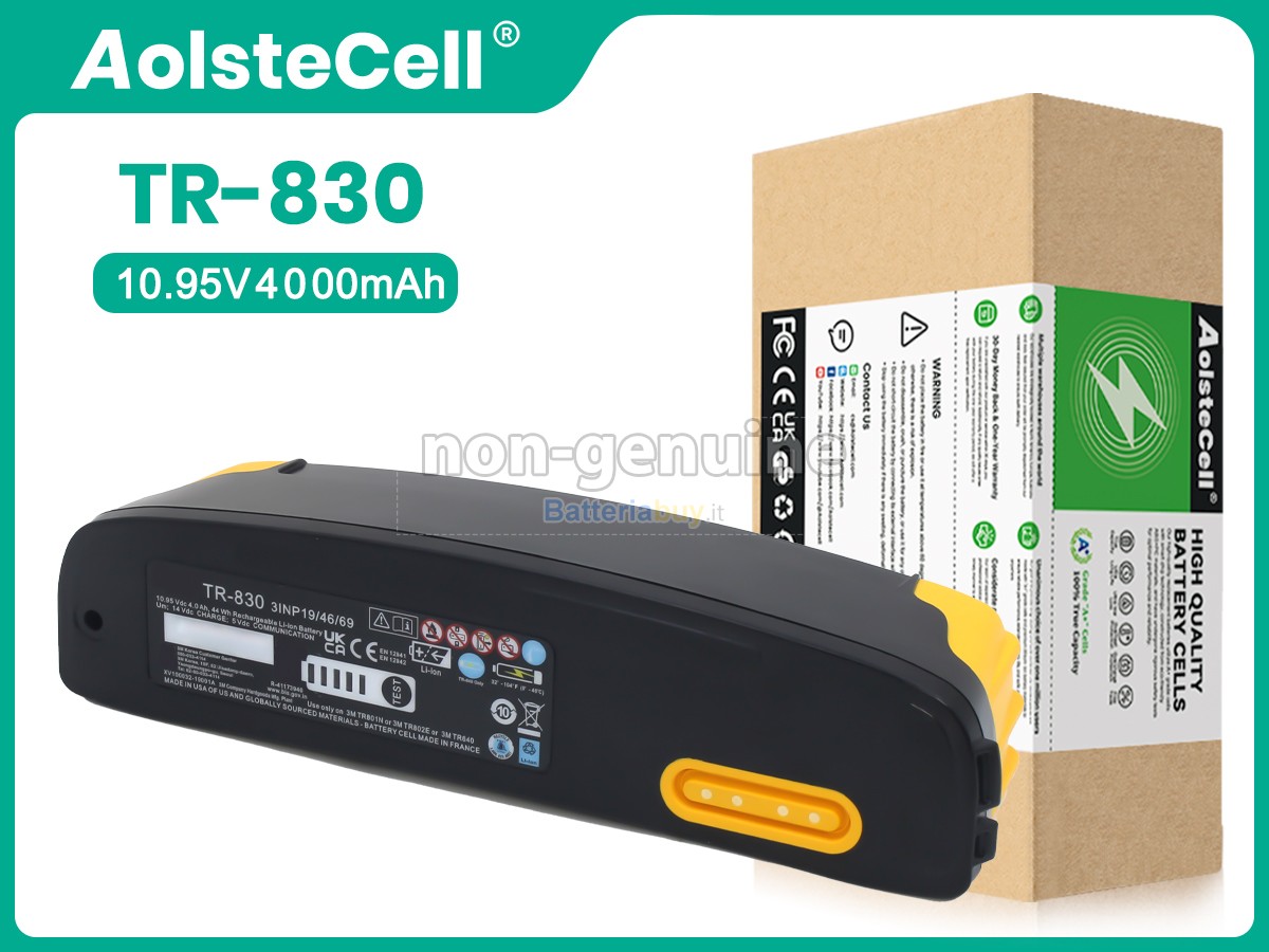 Batteria per 3M TR-800 POWERED AIR PURIFYING RESPIRATOR