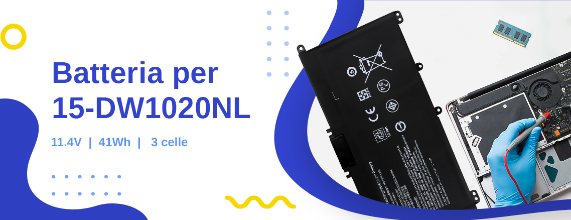 Batteria per HP 15-DW1020NL Lunga Durata
