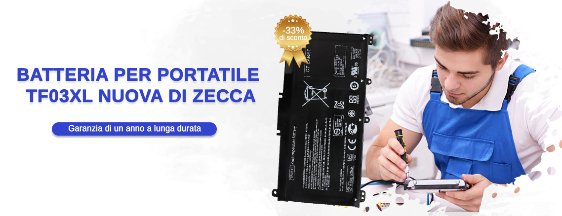 Batteria per HP 15-DW1020NL Lunga Durata