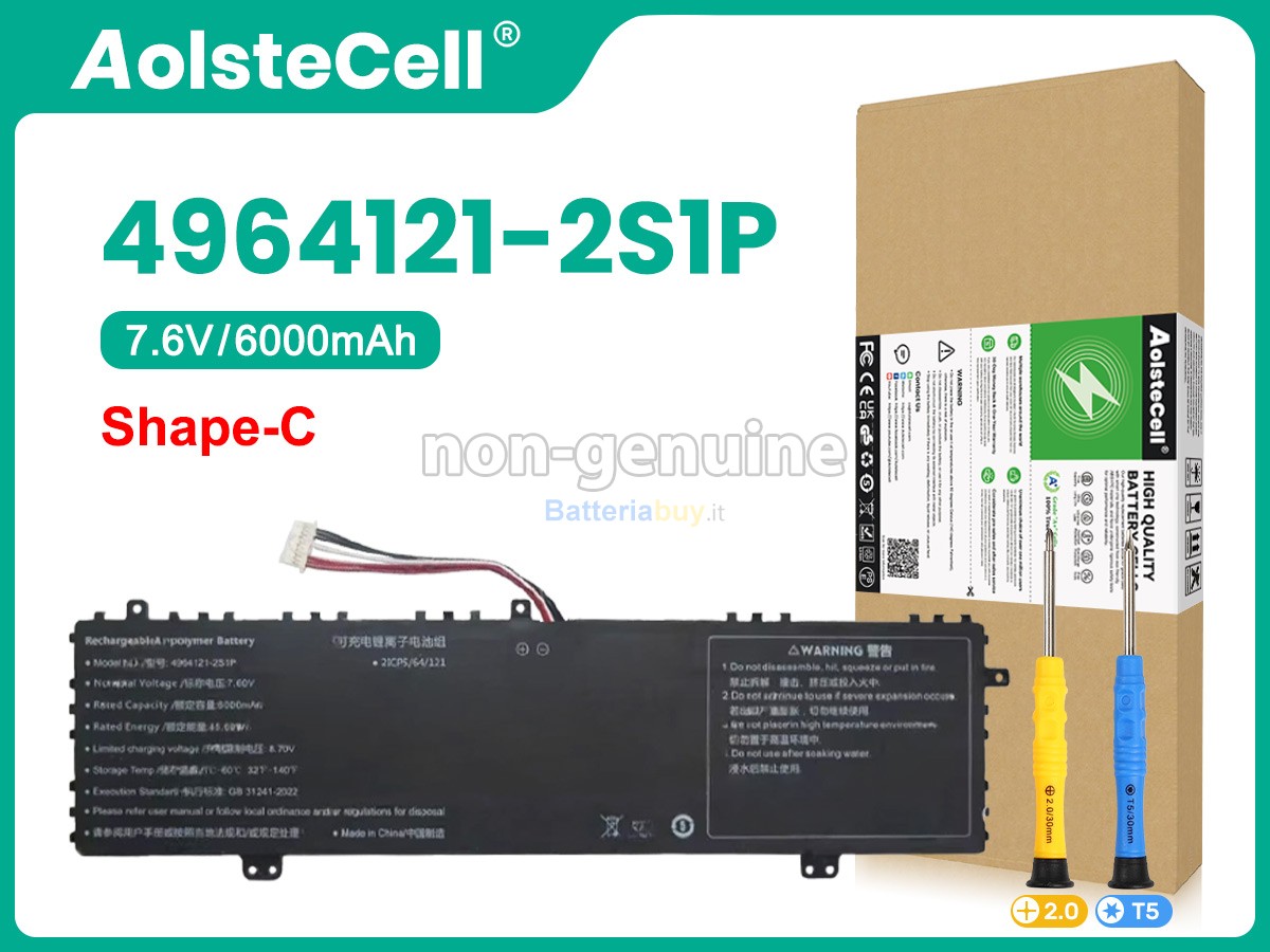 Batteria per Acer 4964121-2S1P