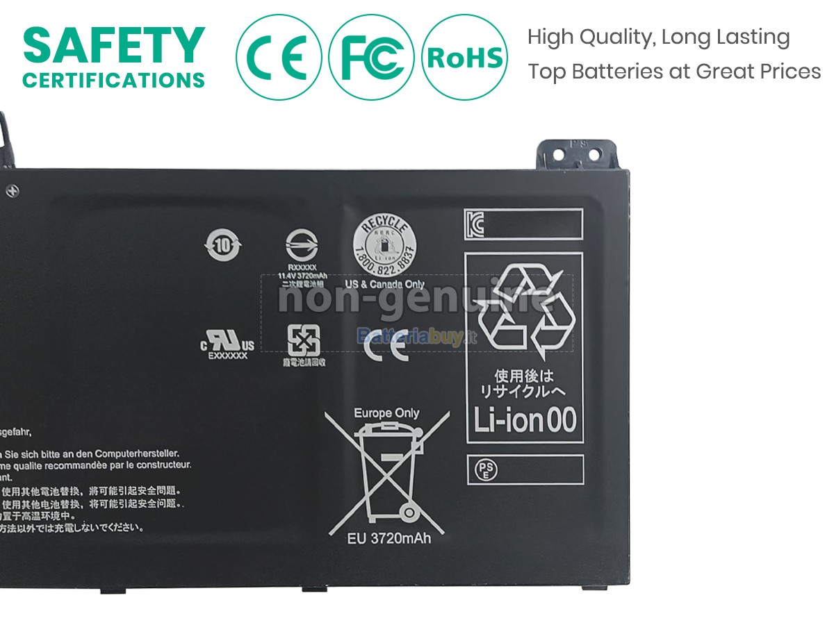 Batteria per Acer TravelMate P614 TMP614-51-G2-532B