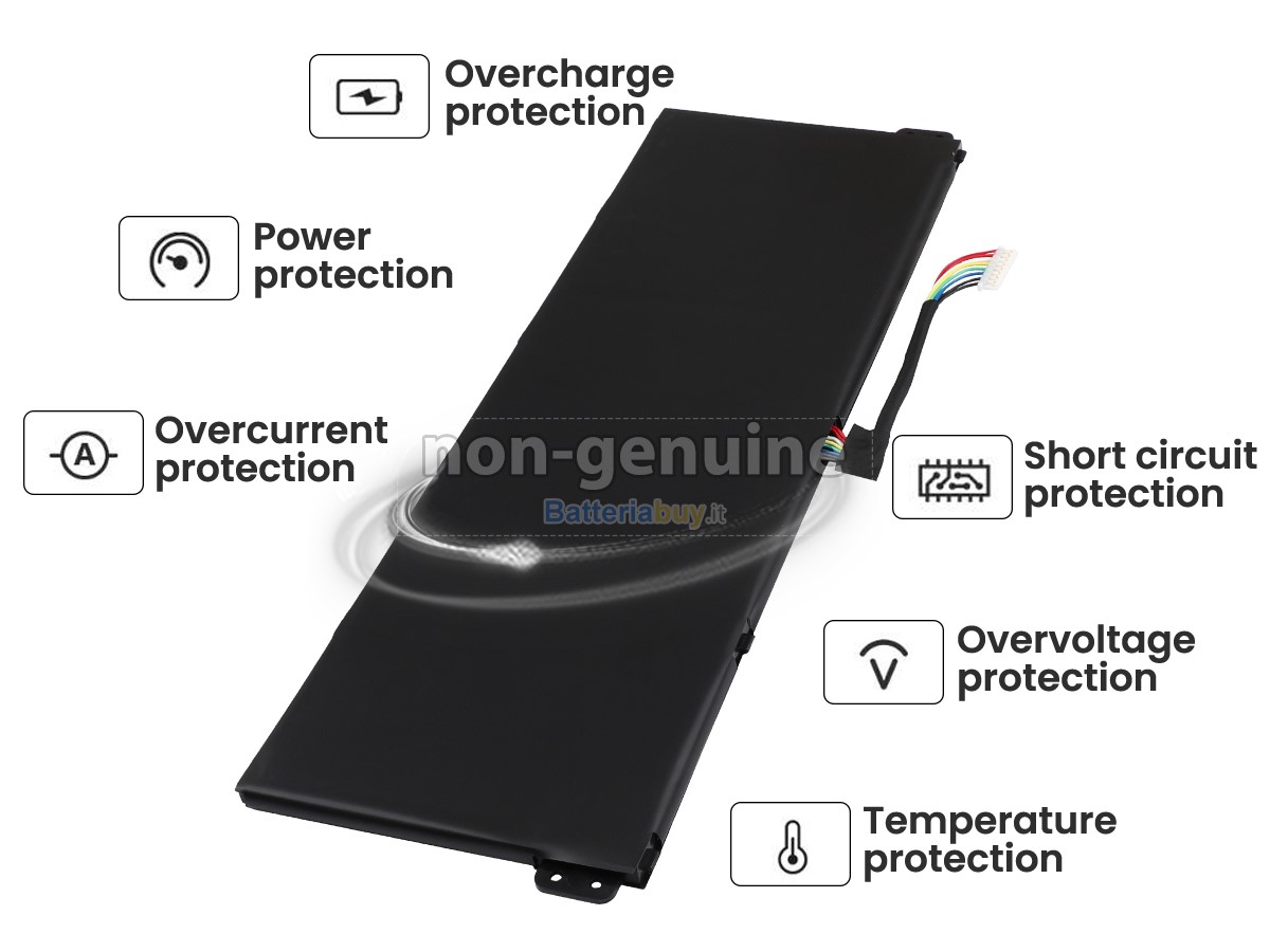 Batteria per Acer Chromebook CB515-1WT-32RB