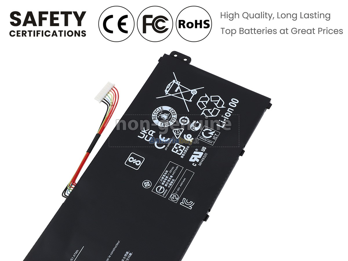 Batteria per Acer Chromebook CB514-1WT-37VS