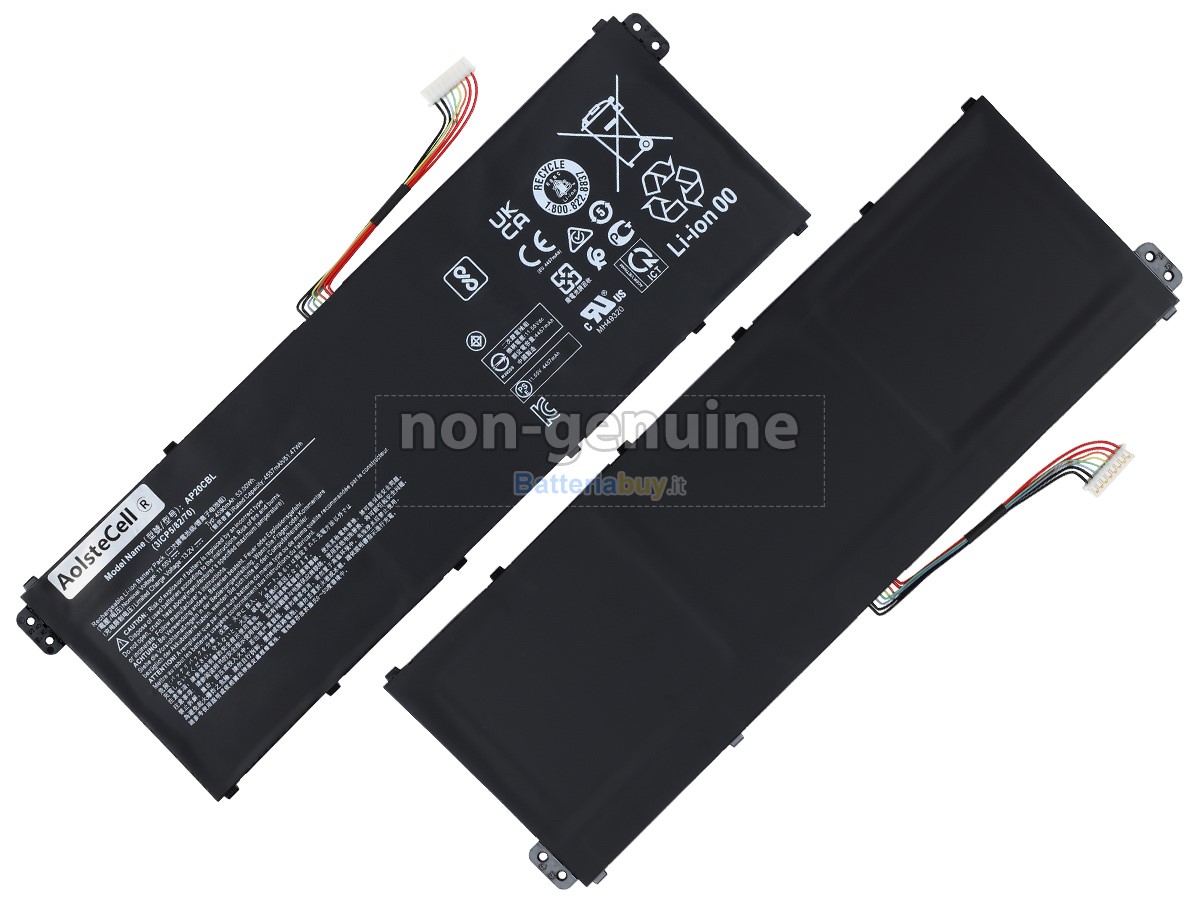 Batteria per Acer Chromebook CB514-1WT-37VS