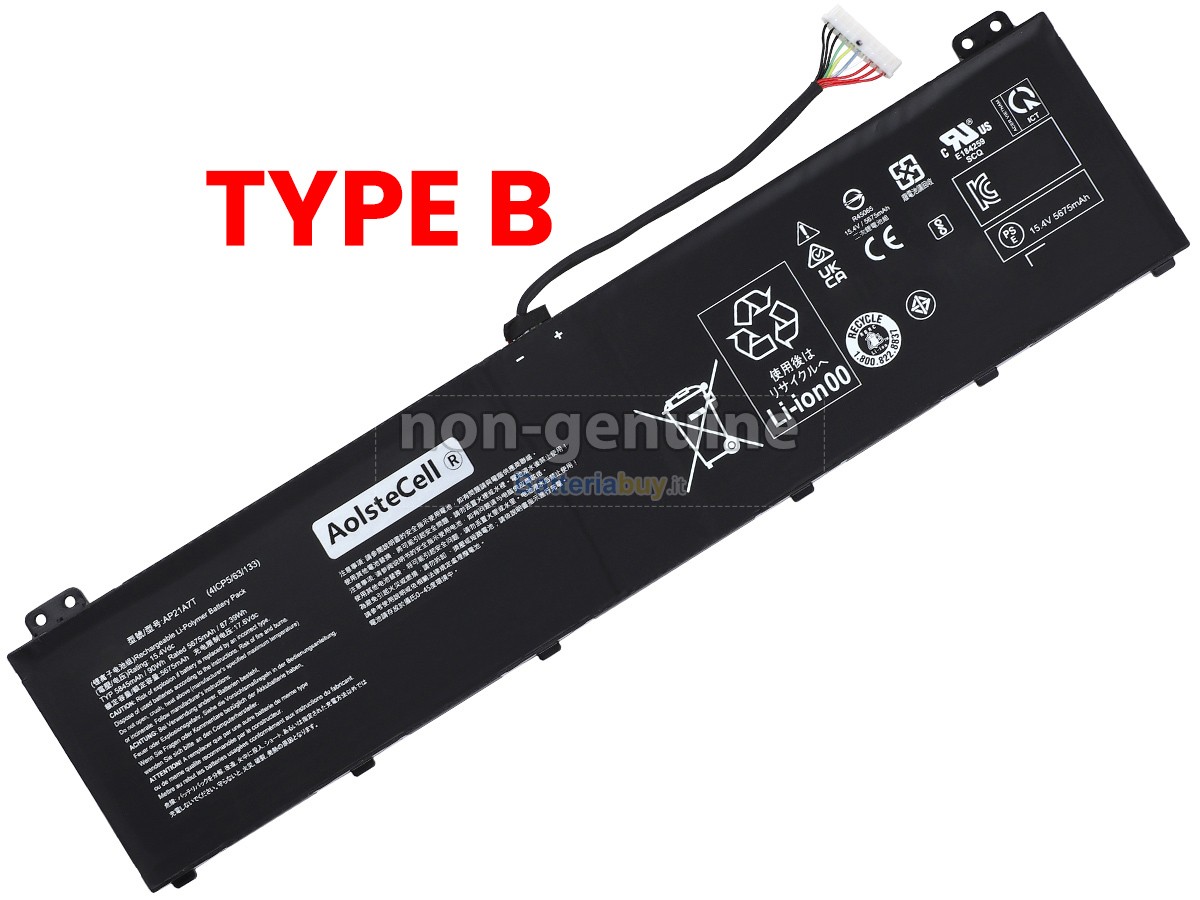 Batteria per Acer NITRO 16 AN16-51-56VR