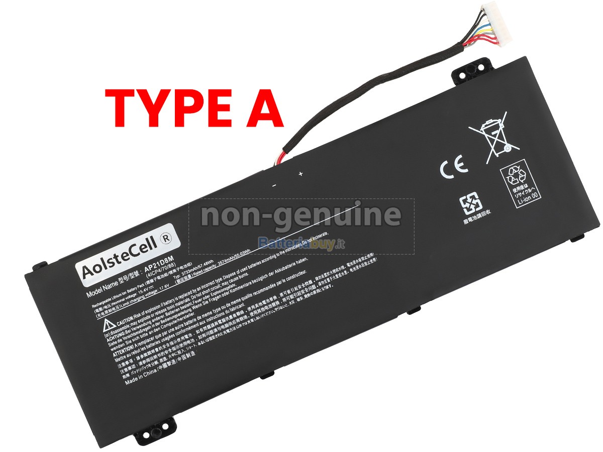 Batteria per Acer NITRO 16 AN16-51-56VR