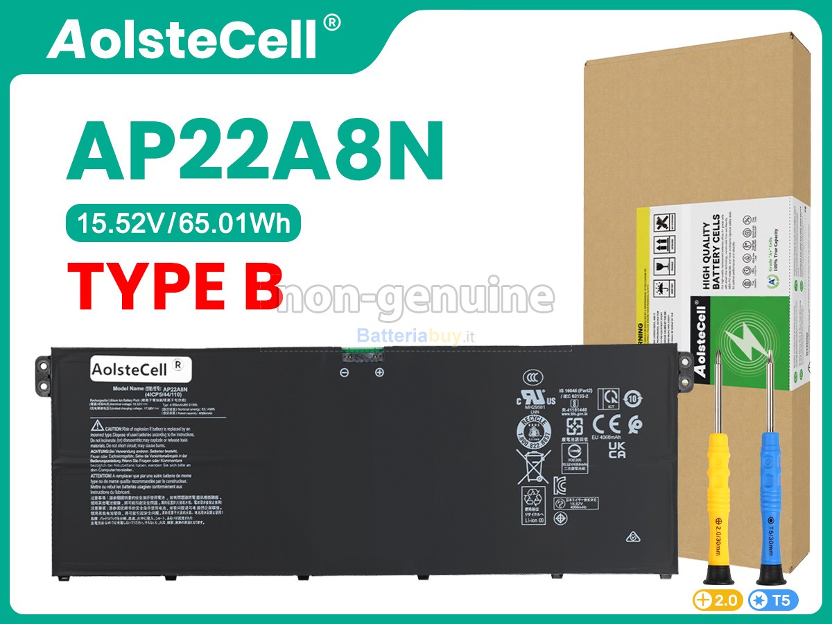 Batteria per Acer SWIFT GO 14 SFG14-41-R5AL