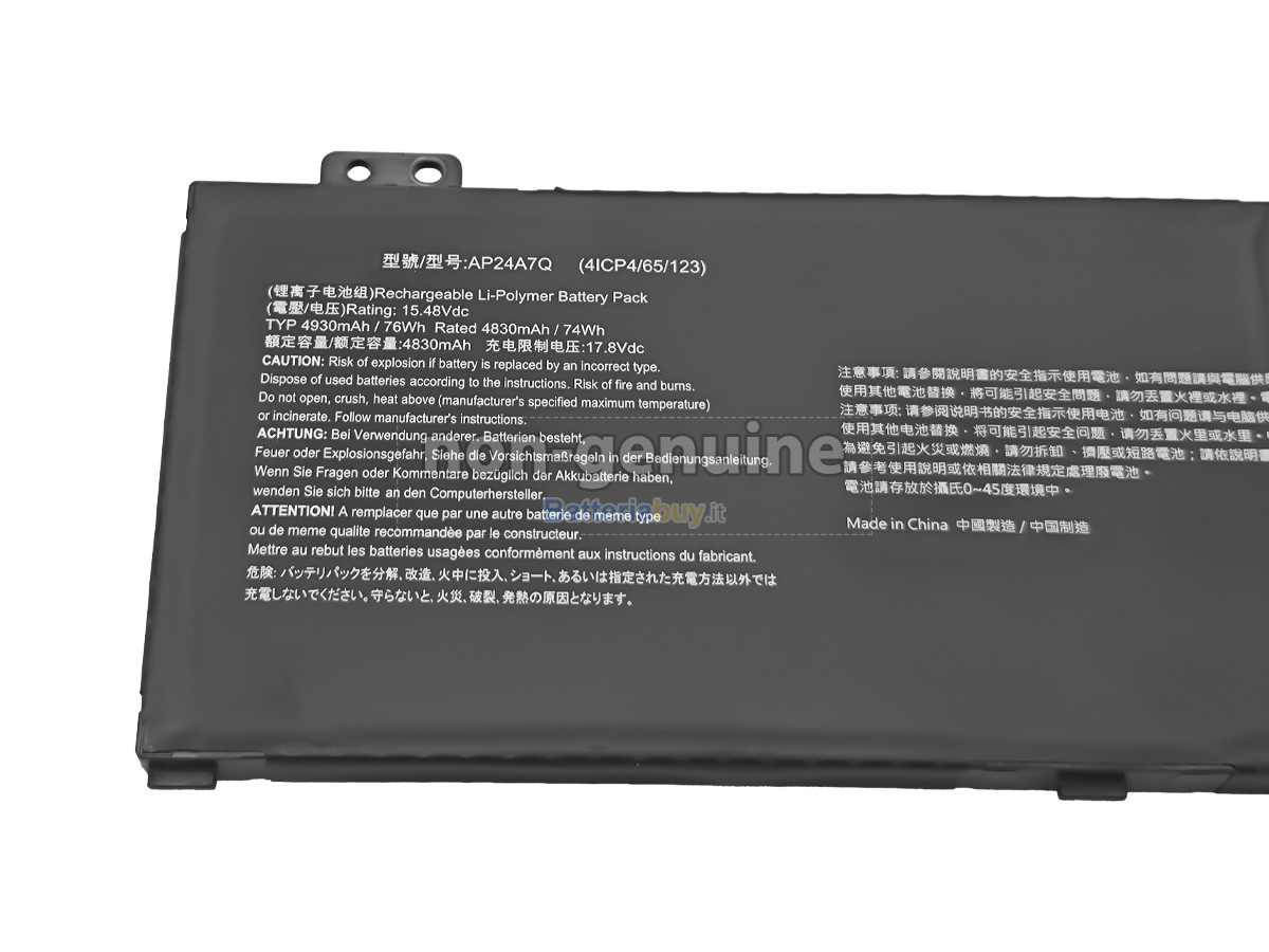 Batteria per Acer KT.00407.018
