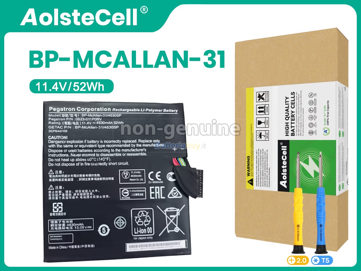 Batteria per Acer BP-MCALLAN-31