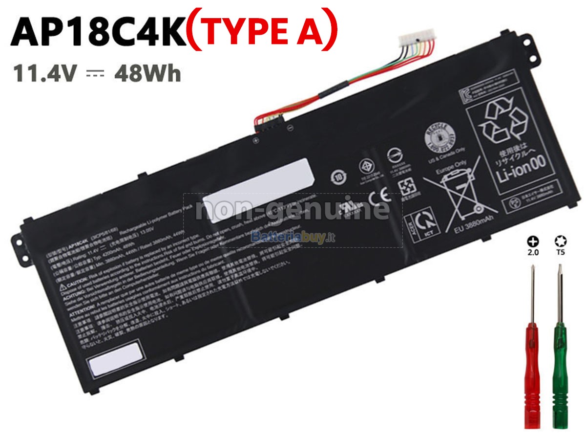 Batteria per Acer SWIFT 3 SF314-42-R2QZ