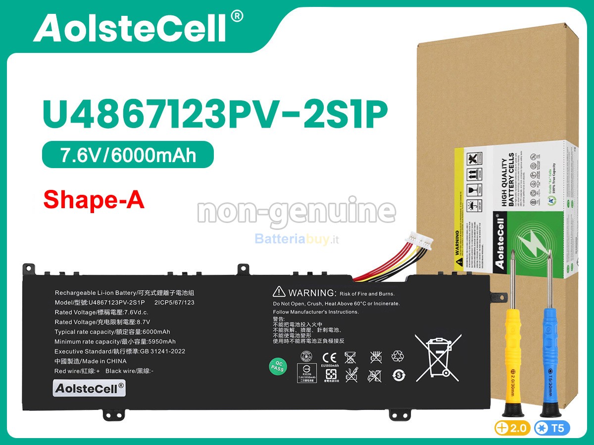 Batteria per Acer 4964121-2S1P