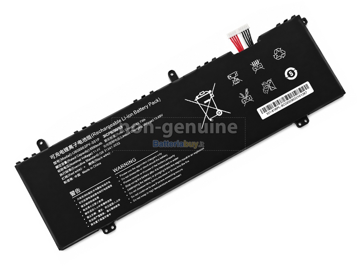 Batteria per Acer U609963PV-3S1P