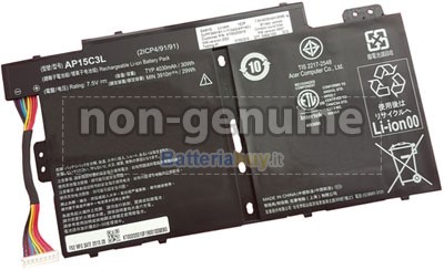 4030mAh Acer AP15C3L Batteria