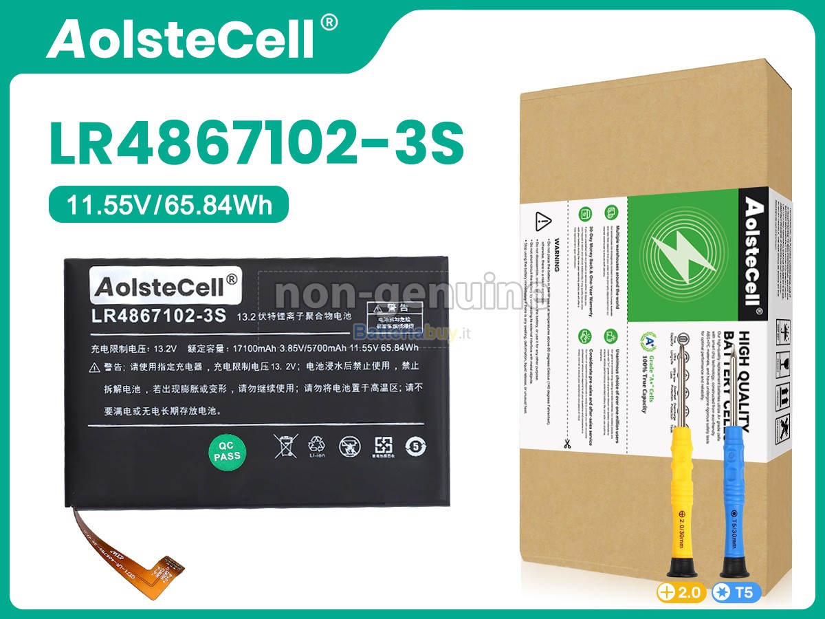 Batteria per AOKZOE LR4867102-3S