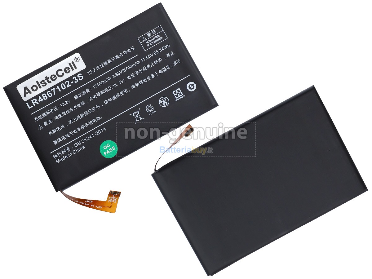Batteria per AOKZOE LR4867102-3S