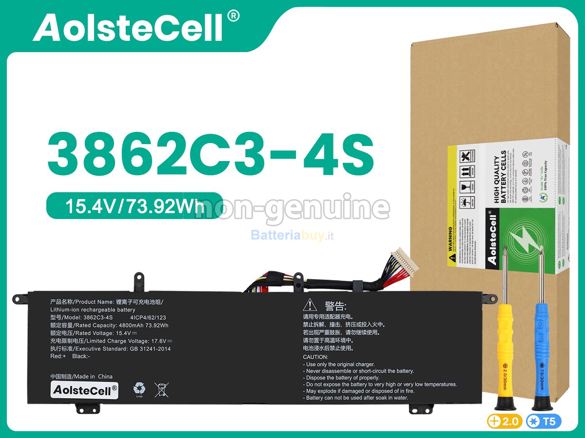 Batteria per AolsteCell 3862C3-4S