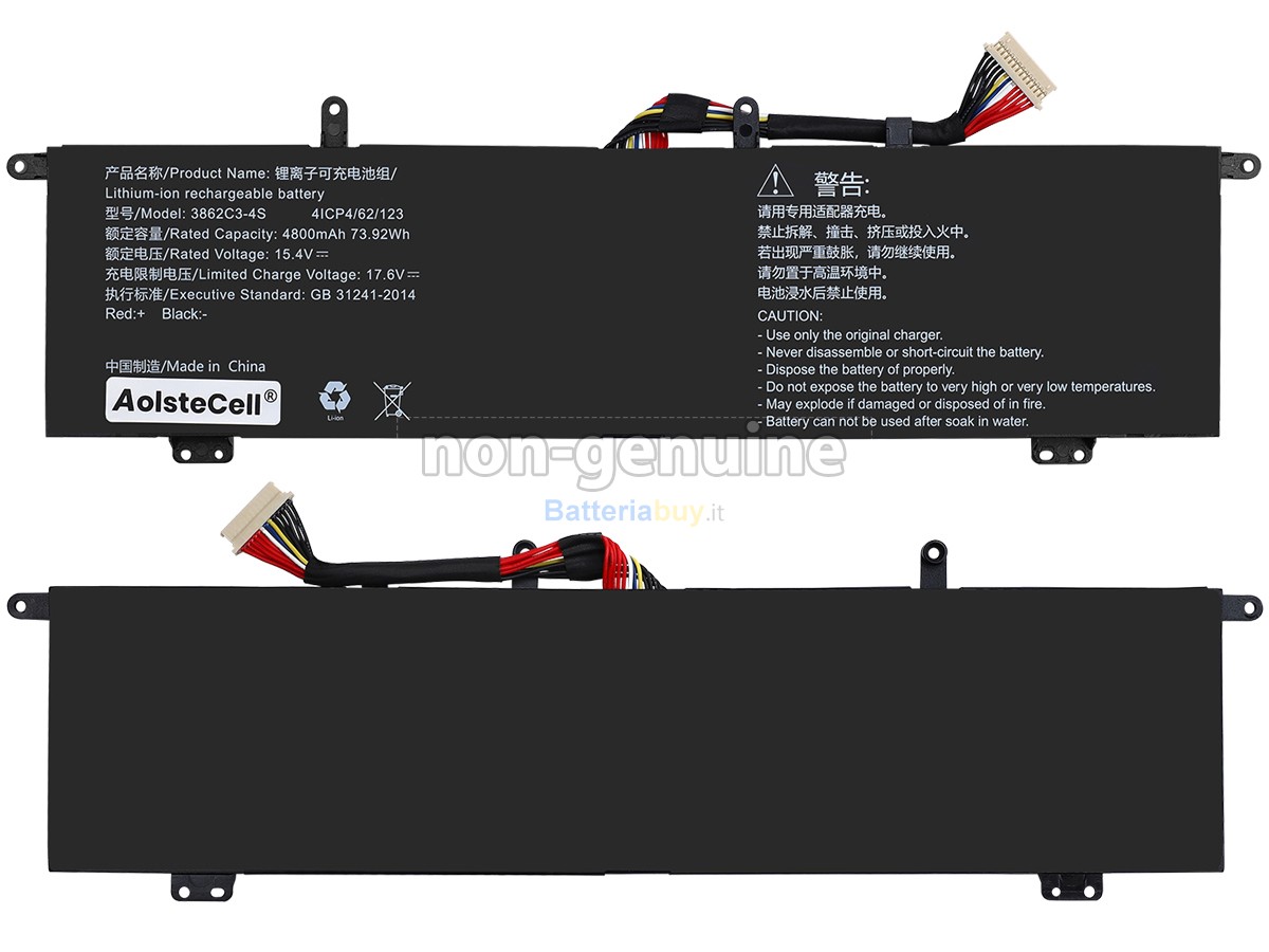 Batteria per AolsteCell 3862C3-4S