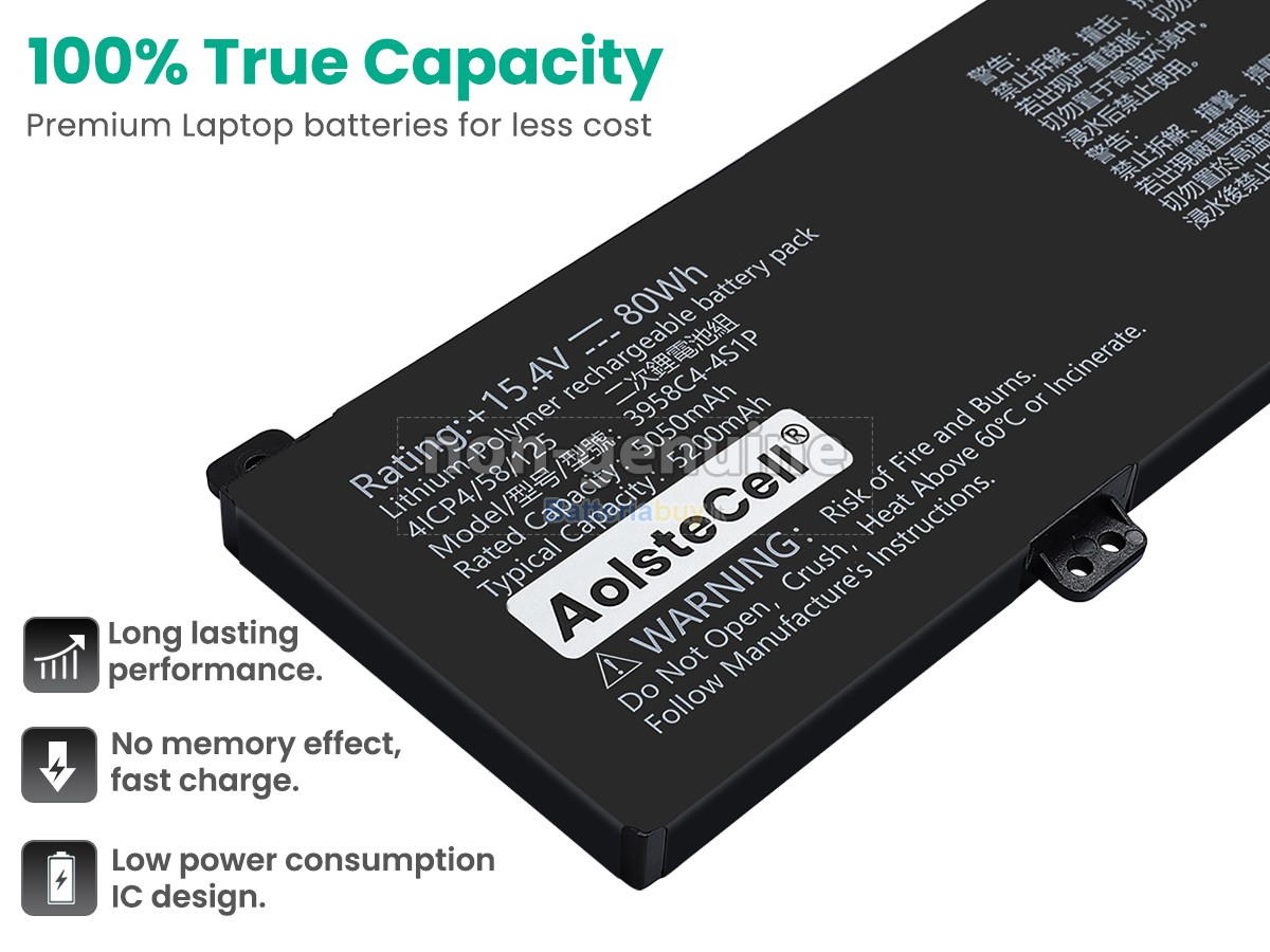 Batteria per AolsteCell 3958C4-4S1P