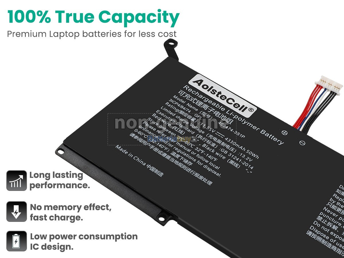 Batteria per AolsteCell 408474-3S1P