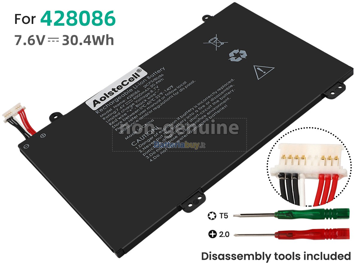 Batteria per AolsteCell 428086