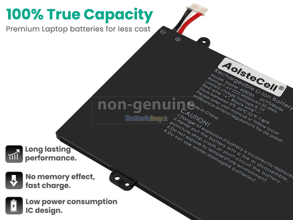 Batteria per AolsteCell 428086