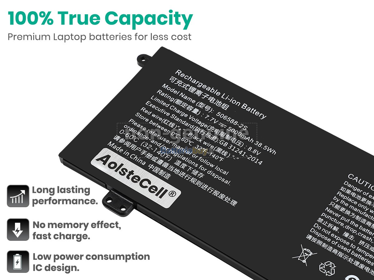 Batteria per AolsteCell 506588-2S