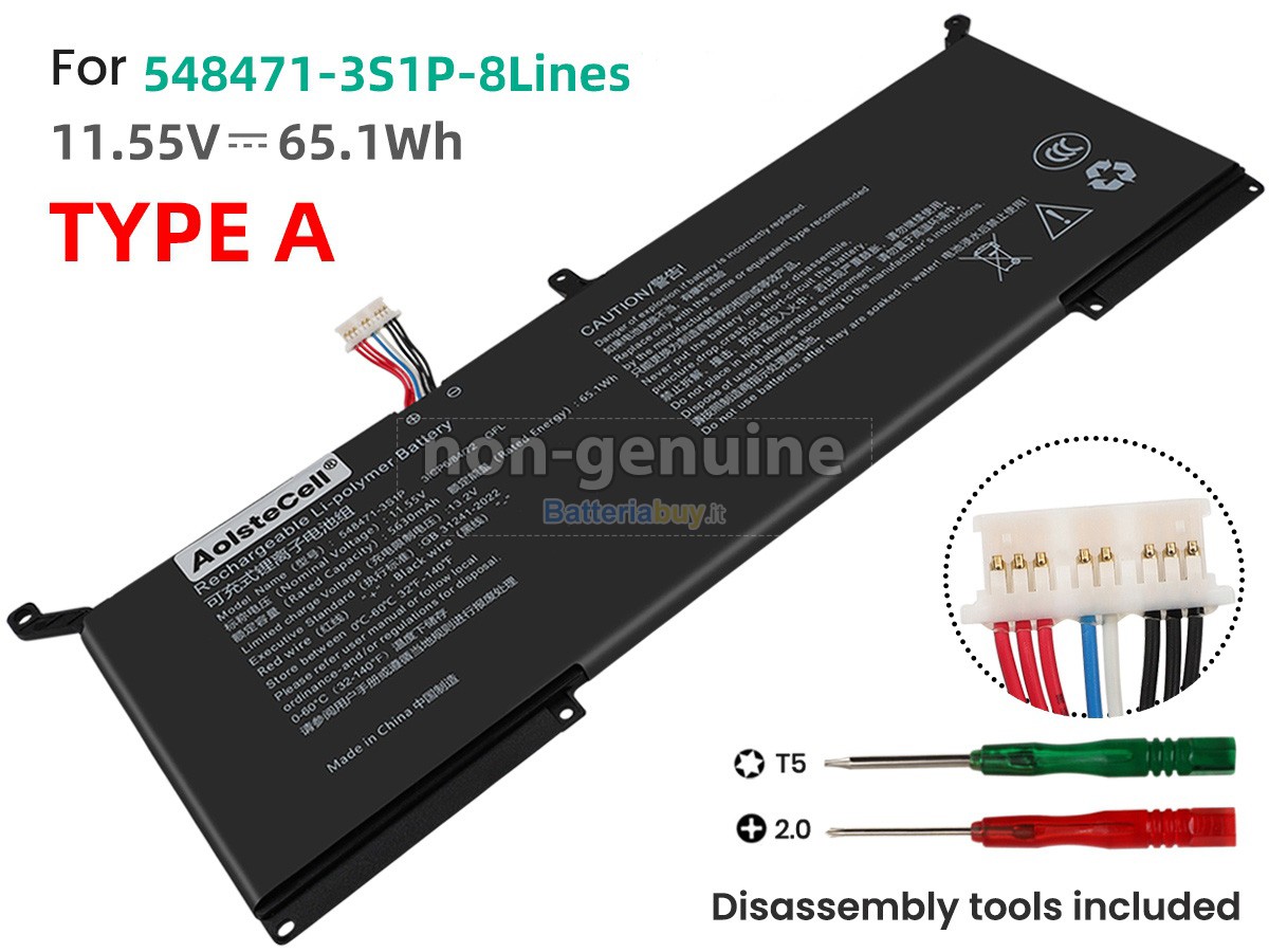 Batteria per AolsteCell GFFD326