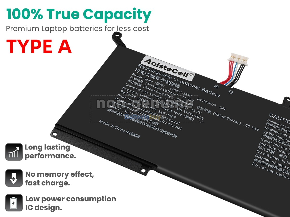 Batteria per AolsteCell GFFD326