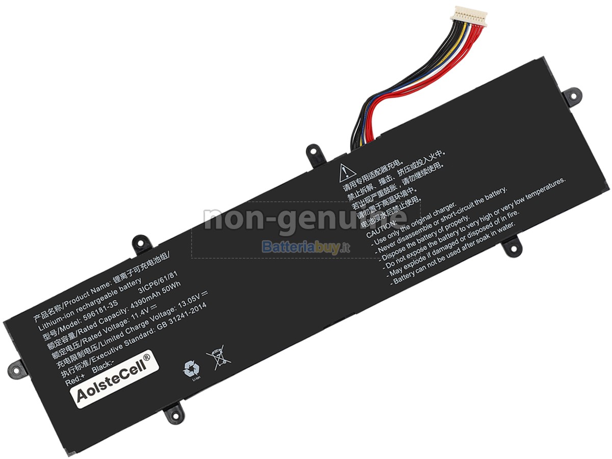 Batteria per AolsteCell 596181-3S