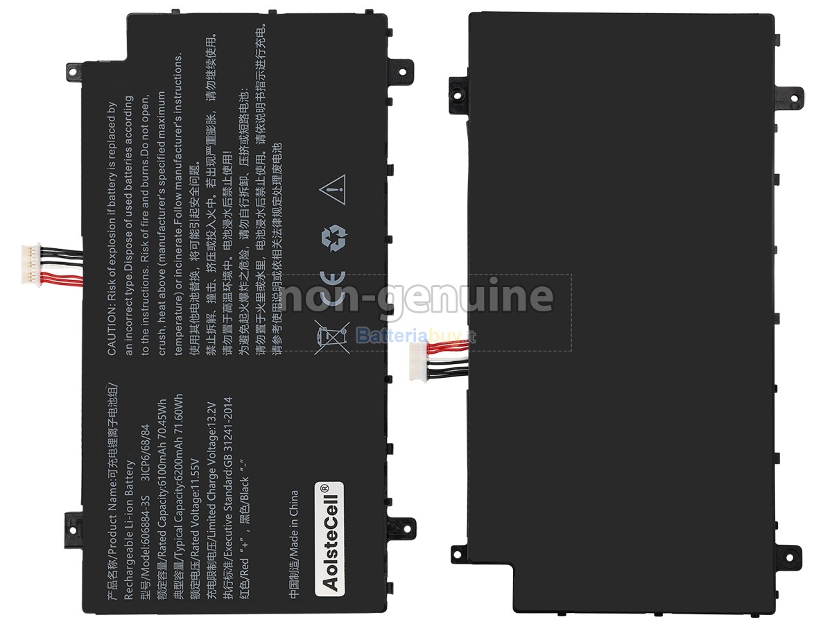 Batteria per AolsteCell 606884-3S