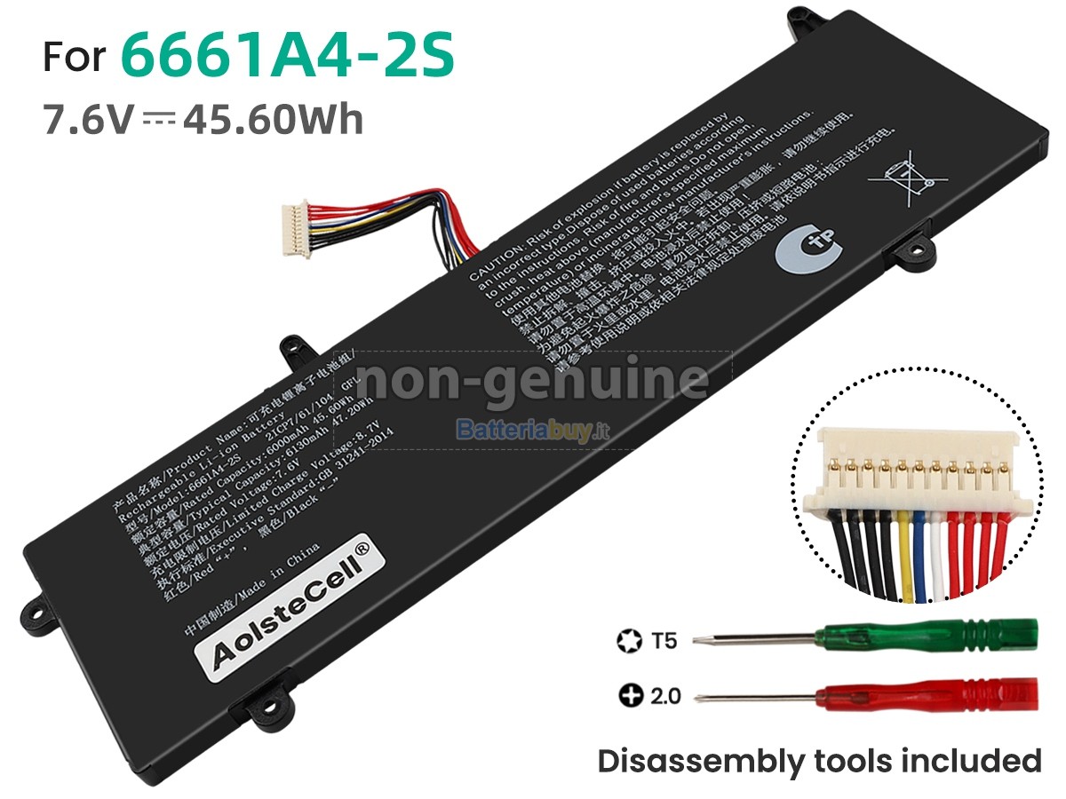 Batteria per AolsteCell 6661A4-2S