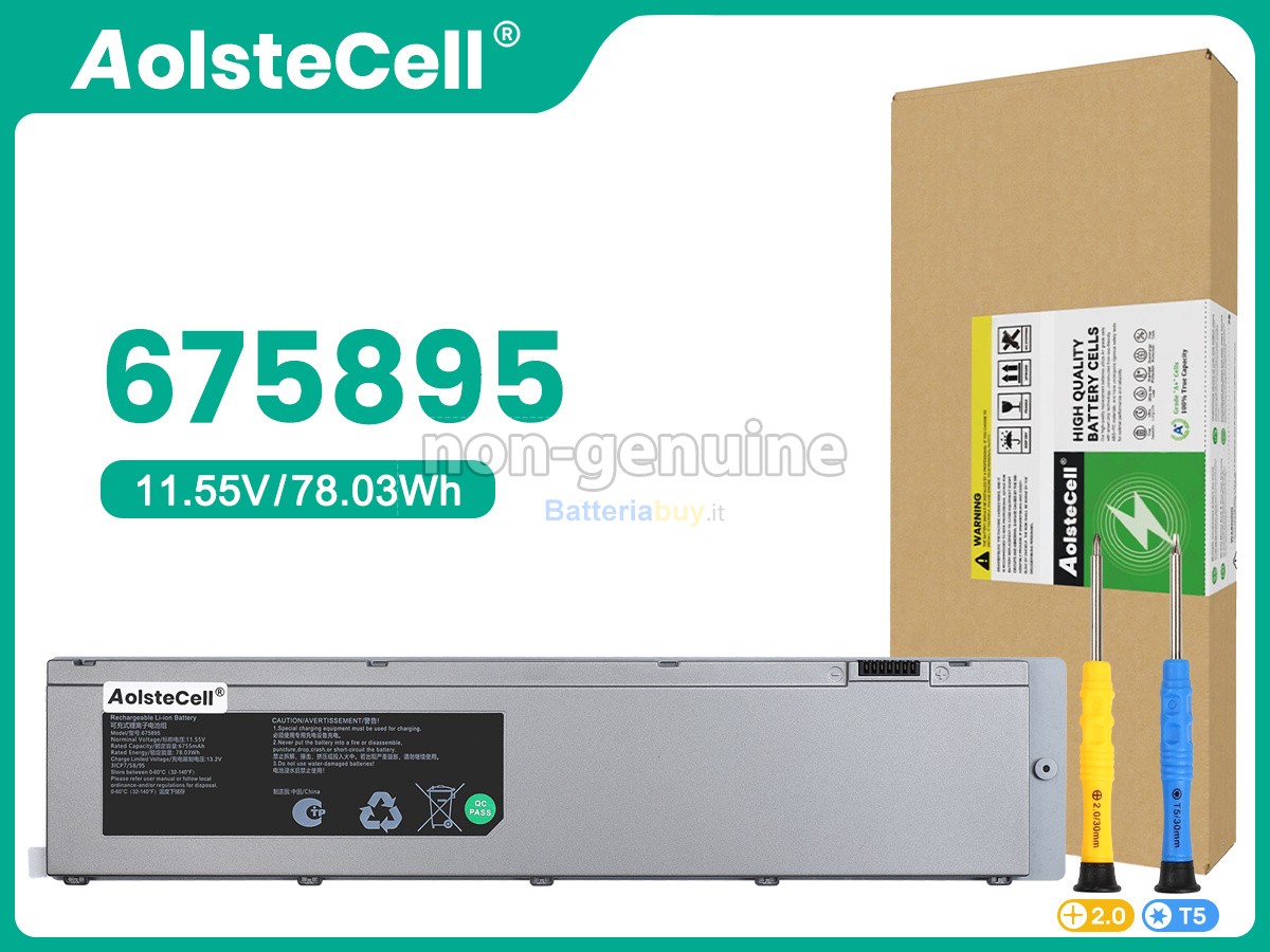 Batteria per AolsteCell 675895