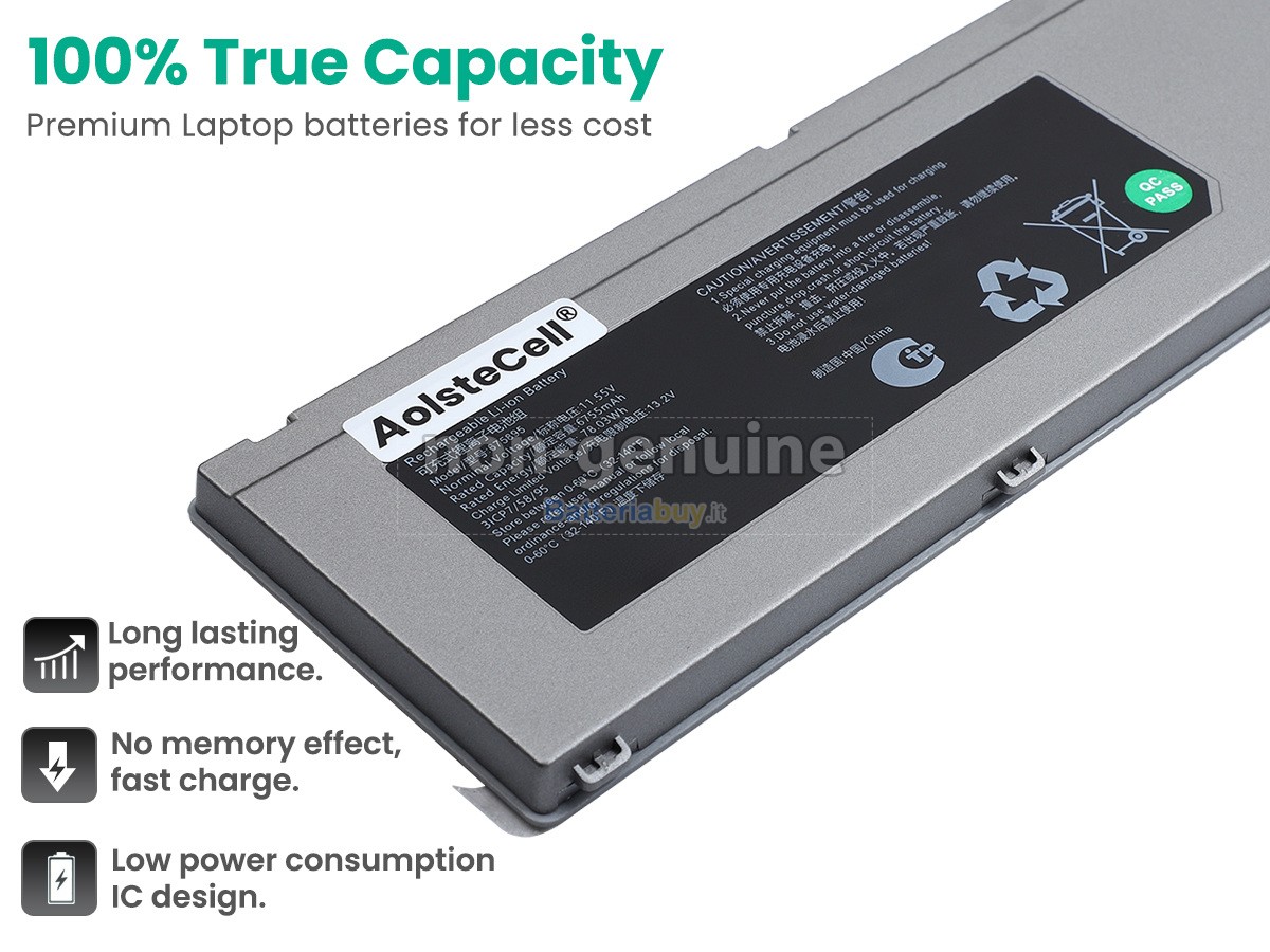 Batteria per AolsteCell 675895