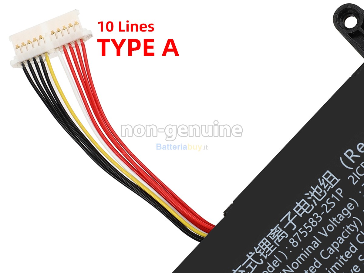 Batteria per AolsteCell 875583-2S1P