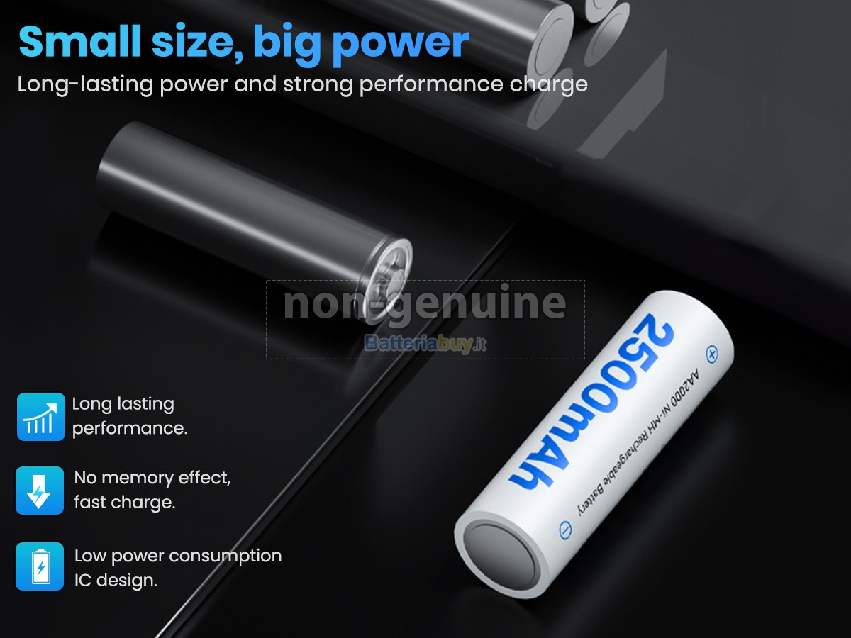 Batteria per AolsteCell MN1500