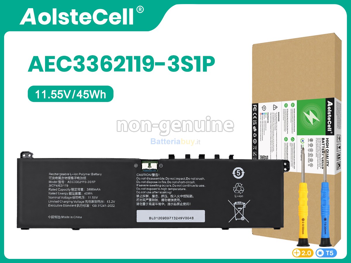 Batteria per AolsteCell AEC3362119-3S1P