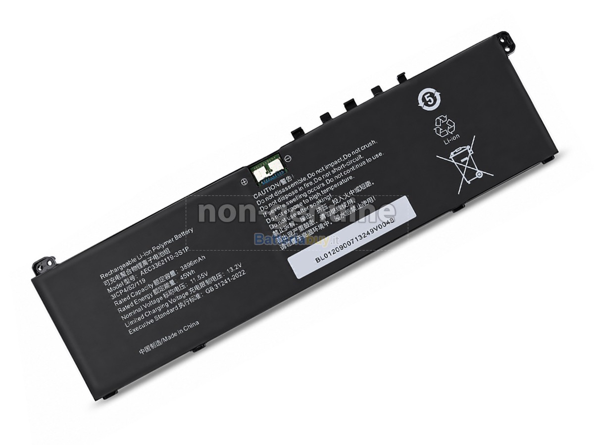 Batteria per AolsteCell AEC3362119-3S1P