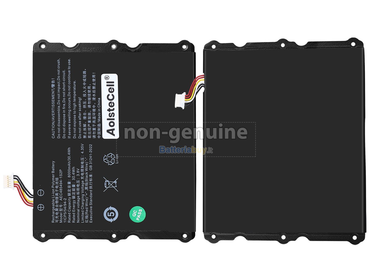 Batteria per AolsteCell AEC485494-1S2P