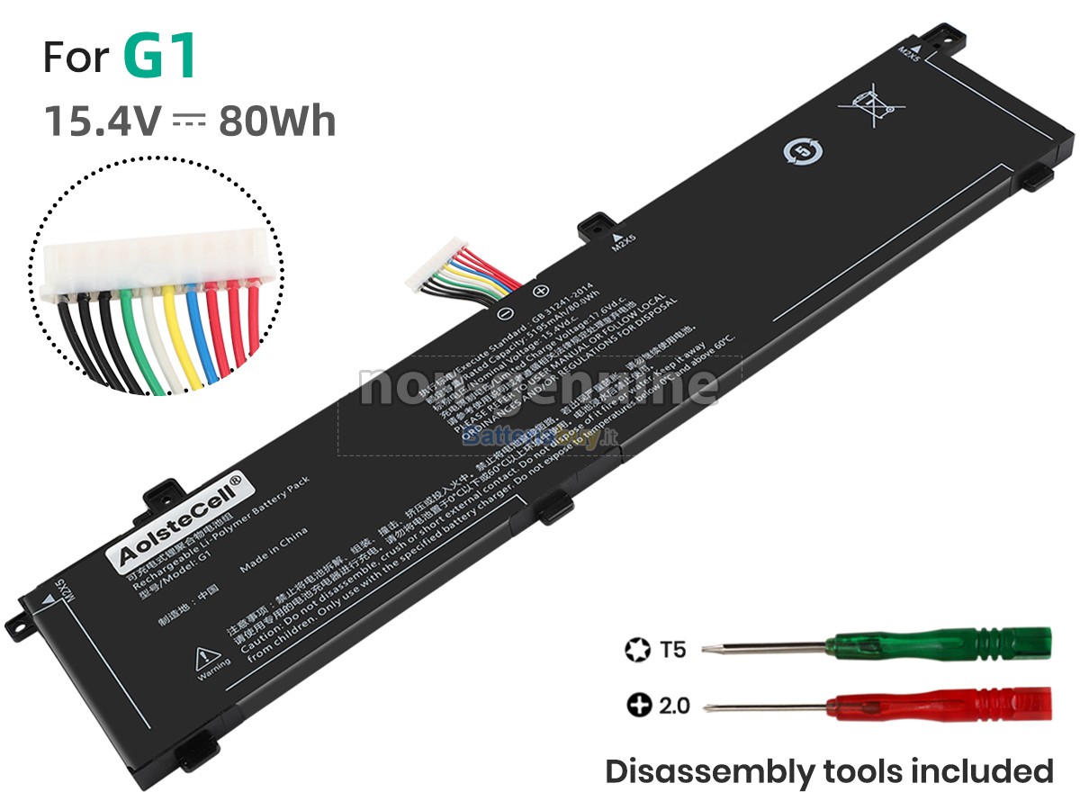 Batteria per AolsteCell G1