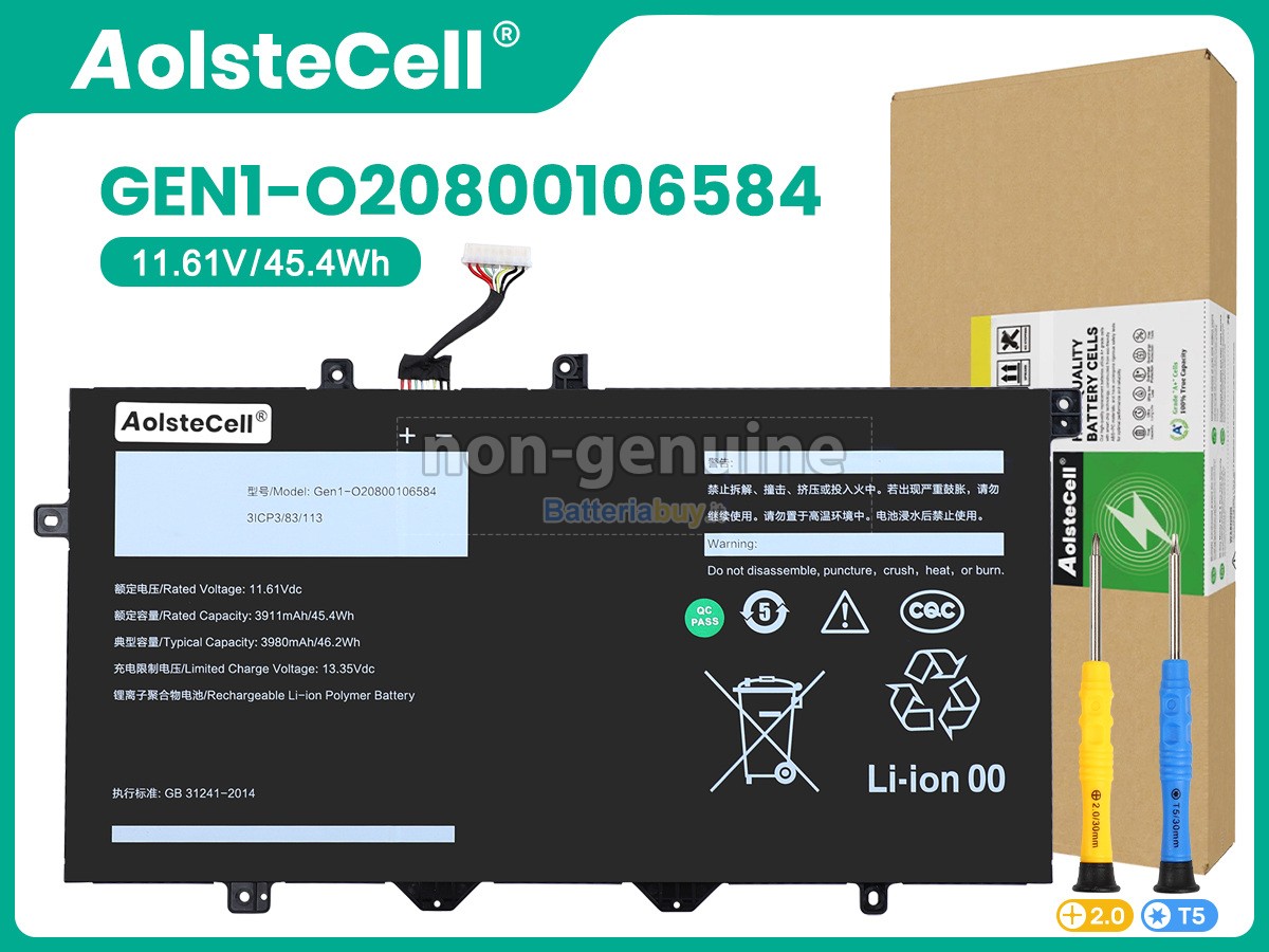Batteria per AolsteCell GEN1-O20800106584