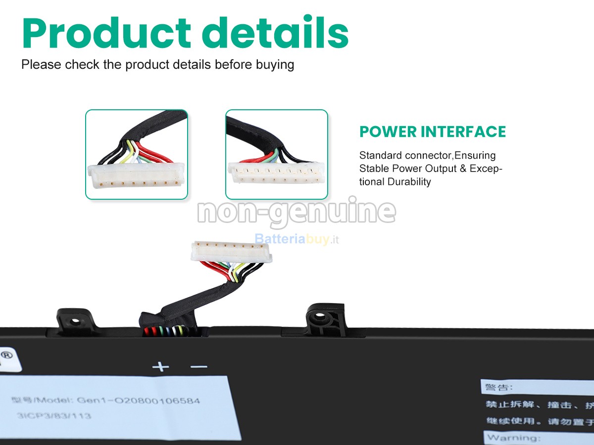 Batteria per AolsteCell GEN1-O20800106584