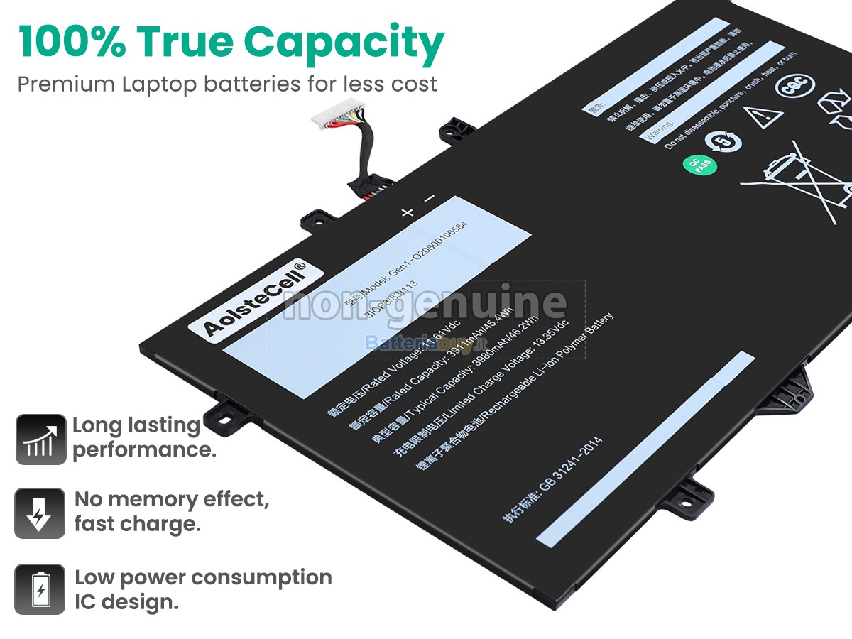 Batteria per AolsteCell GEN1-O20800106584