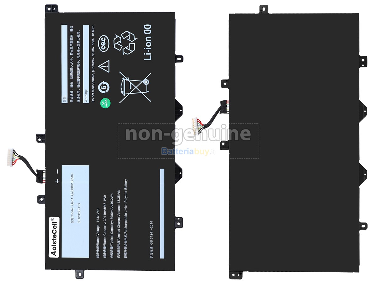 Batteria per AolsteCell GEN1-O20800106584