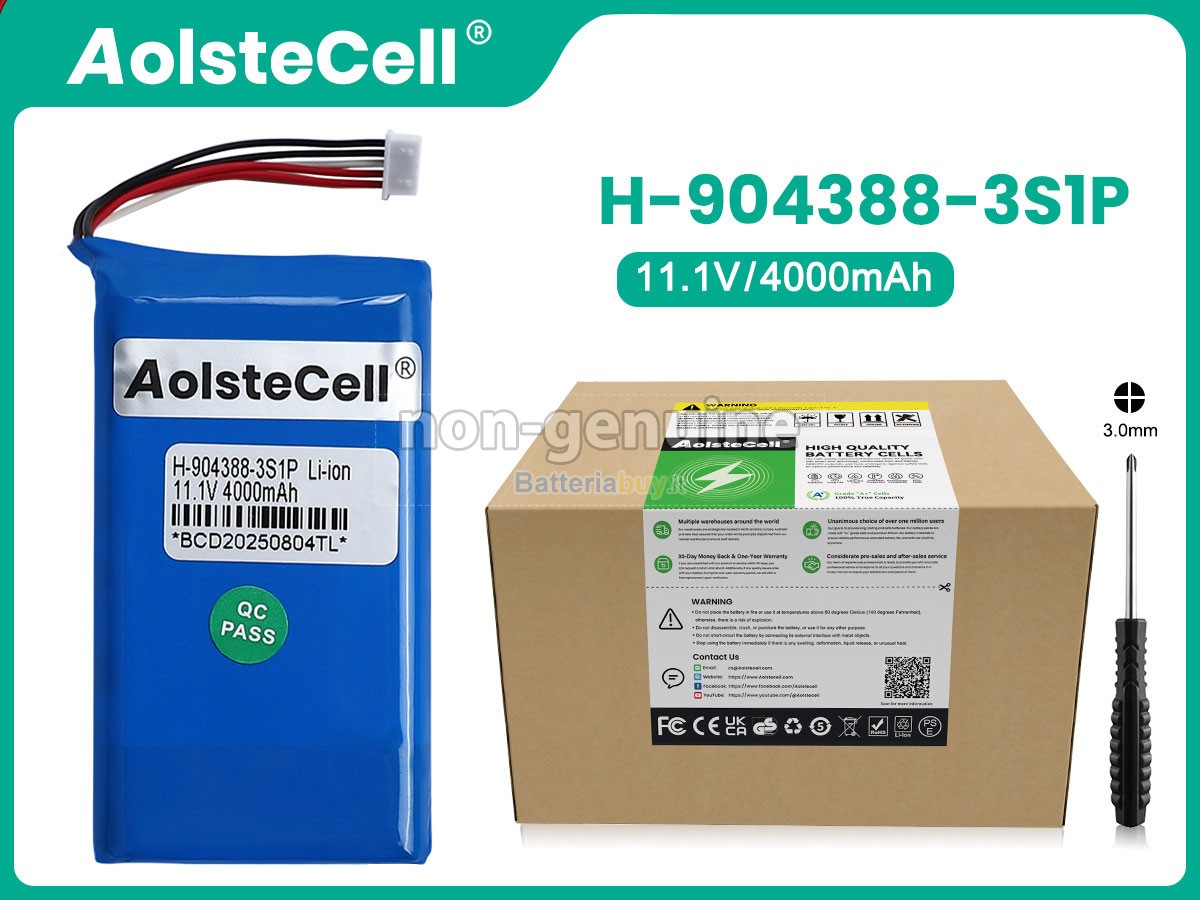 Batteria per AolsteCell H-904388-3S1P