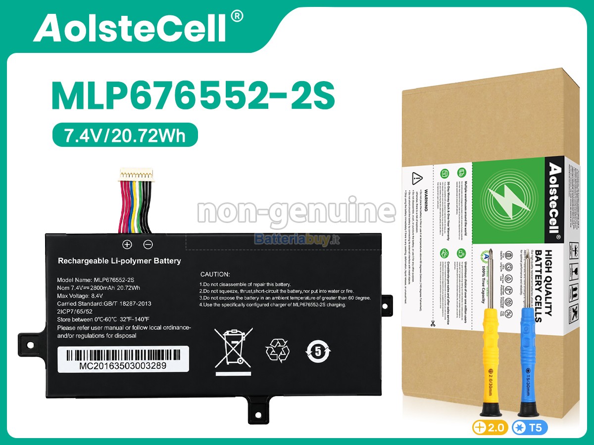 Batteria per AolsteCell MLP676552-2S