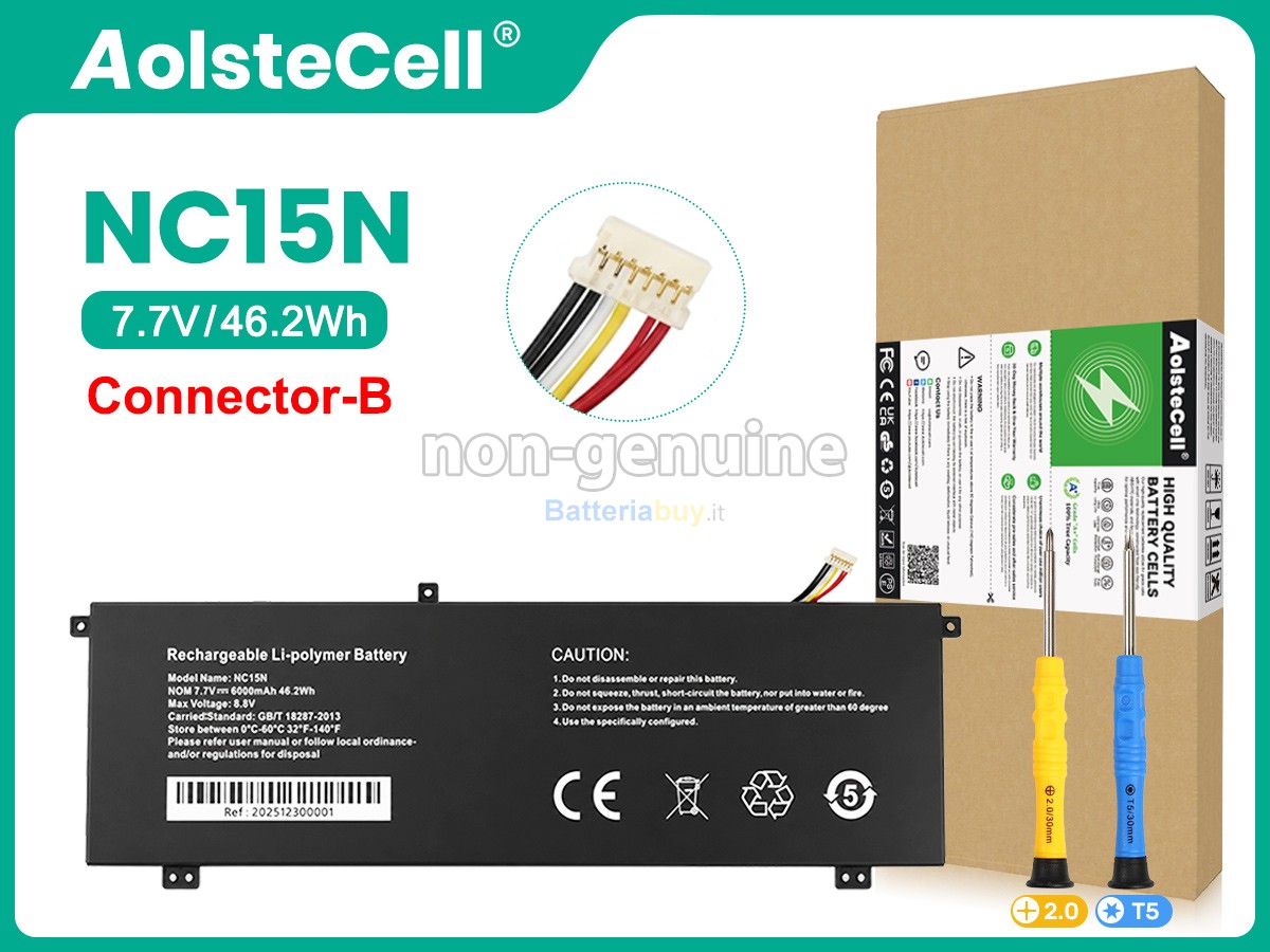 Batteria per AolsteCell NC15N