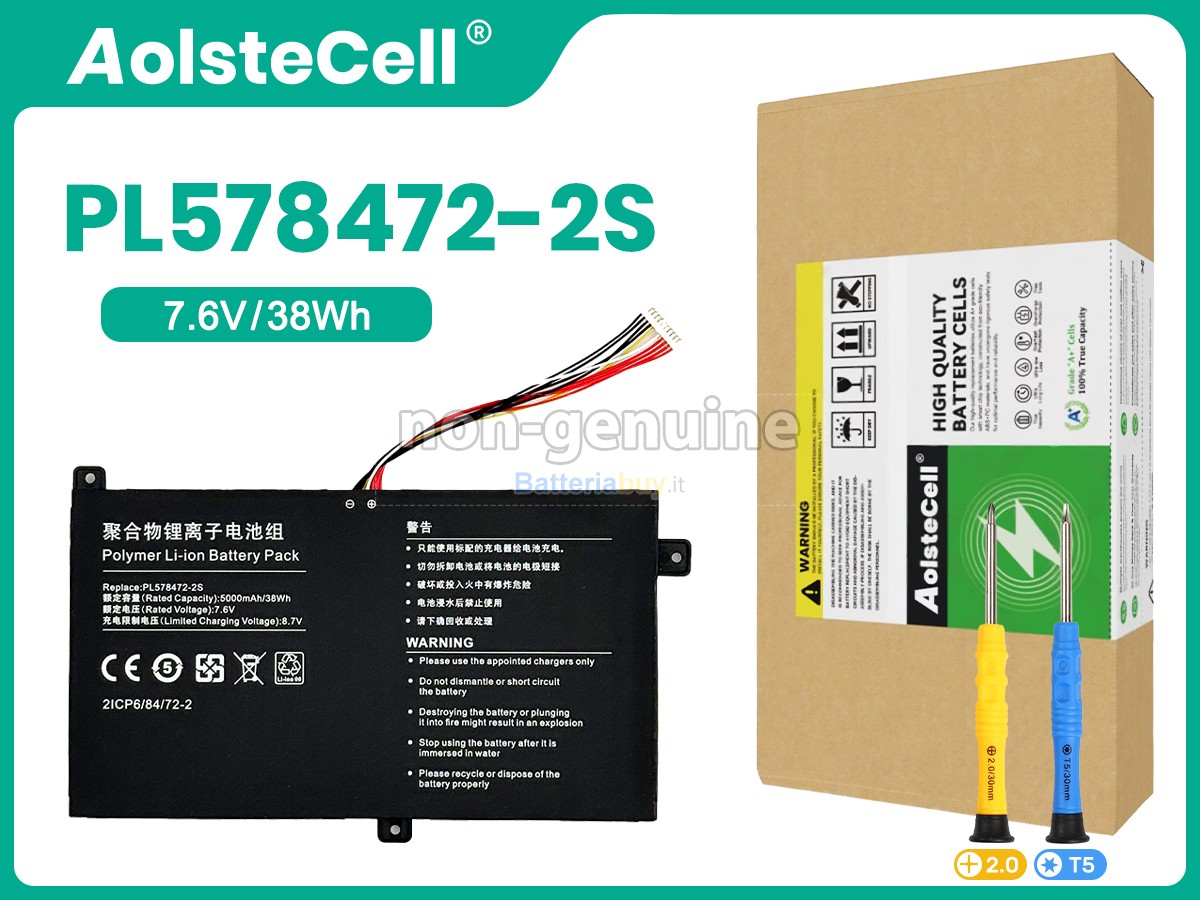 Batteria per AolsteCell PL578472-2S