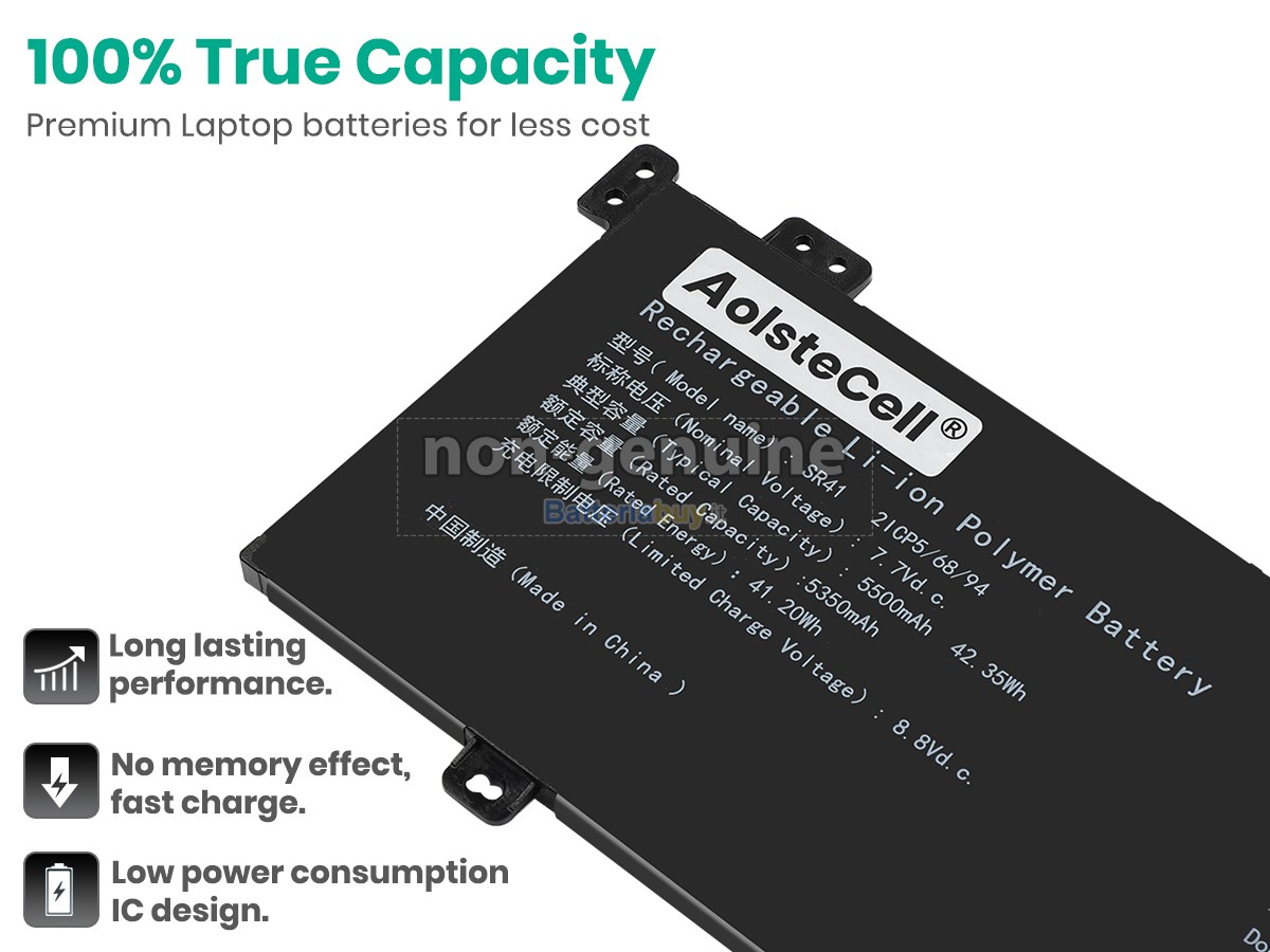 Batteria per AolsteCell SR41