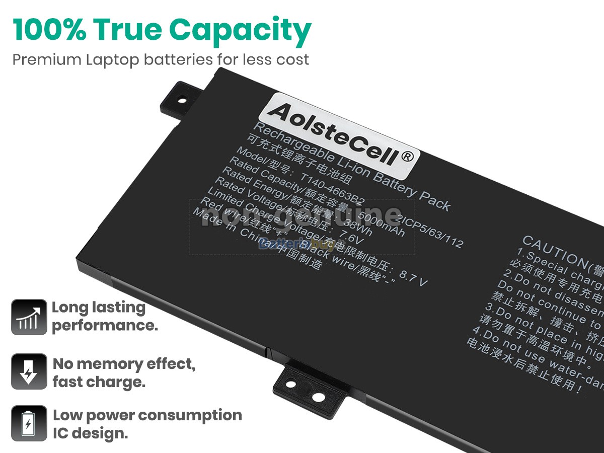 Batteria per AolsteCell T140-4663B2