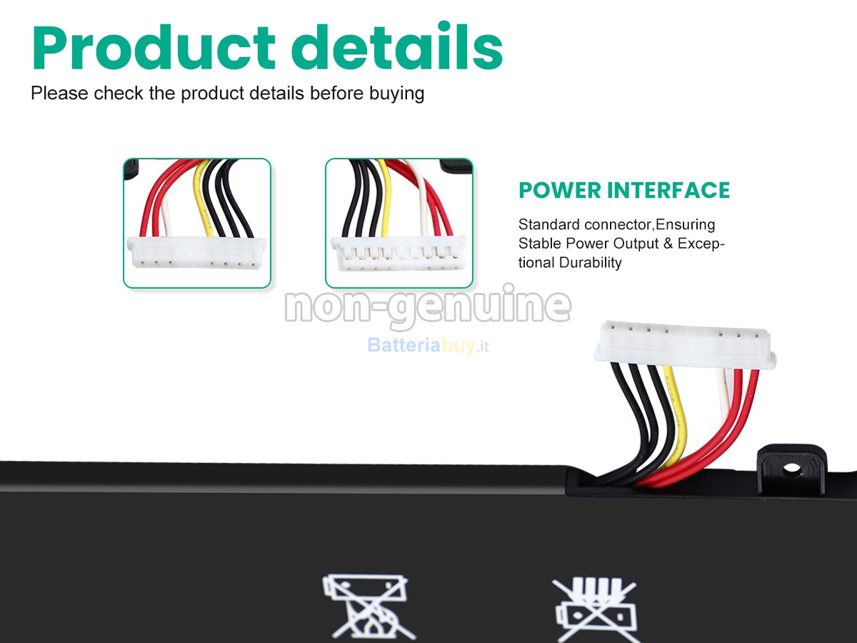Batteria per AolsteCell U4382120PV-2S1P